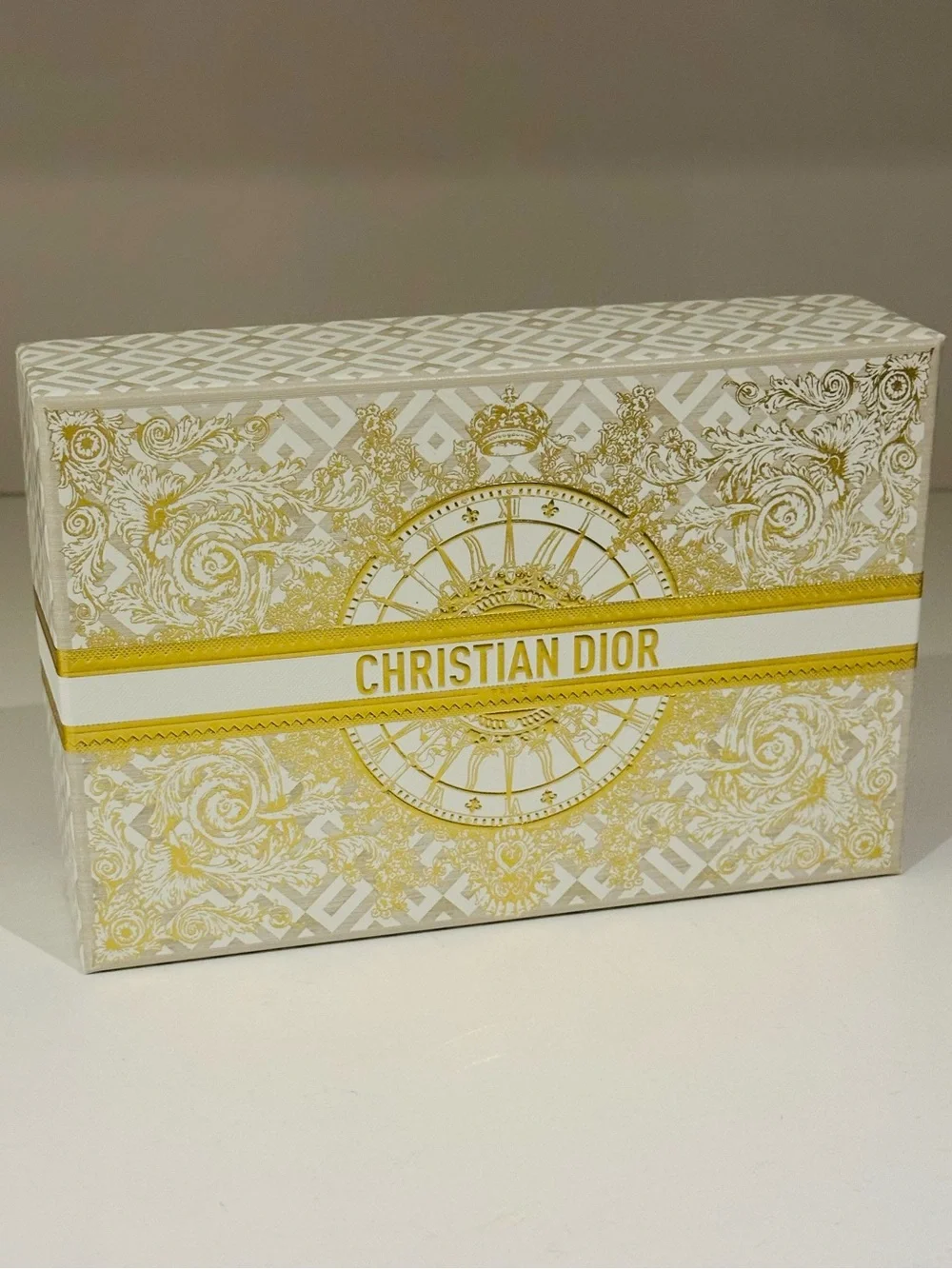 Dior Beauty Holiday 2024 Gift Box in White & Gold